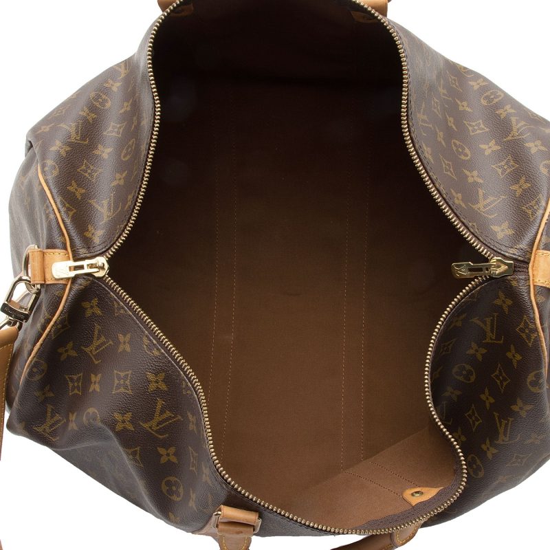 Louis Vuitton Vintage Monogram Canvas Keepall Bandouliere 55 Duffle (3bJnhV) - Image 7