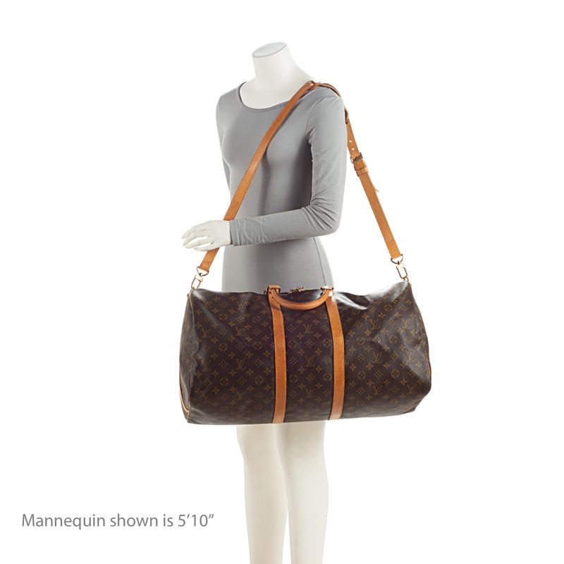 Louis Vuitton Vintage Monogram Canvas Keepall Bandouliere 55 Duffle (3bJnhV) - Image 5