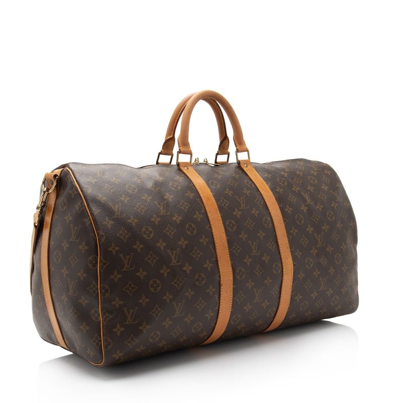 Louis Vuitton Vintage Monogram Canvas Keepall Bandouliere 55 Duffle (3bJnhV) - Image 2