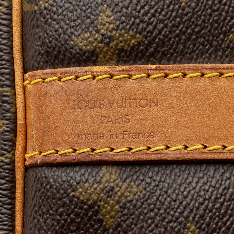 Louis Vuitton Vintage Monogram Canvas Keepall Bandouliere 55 Duffle Bag (XbrDc4) - Image 8