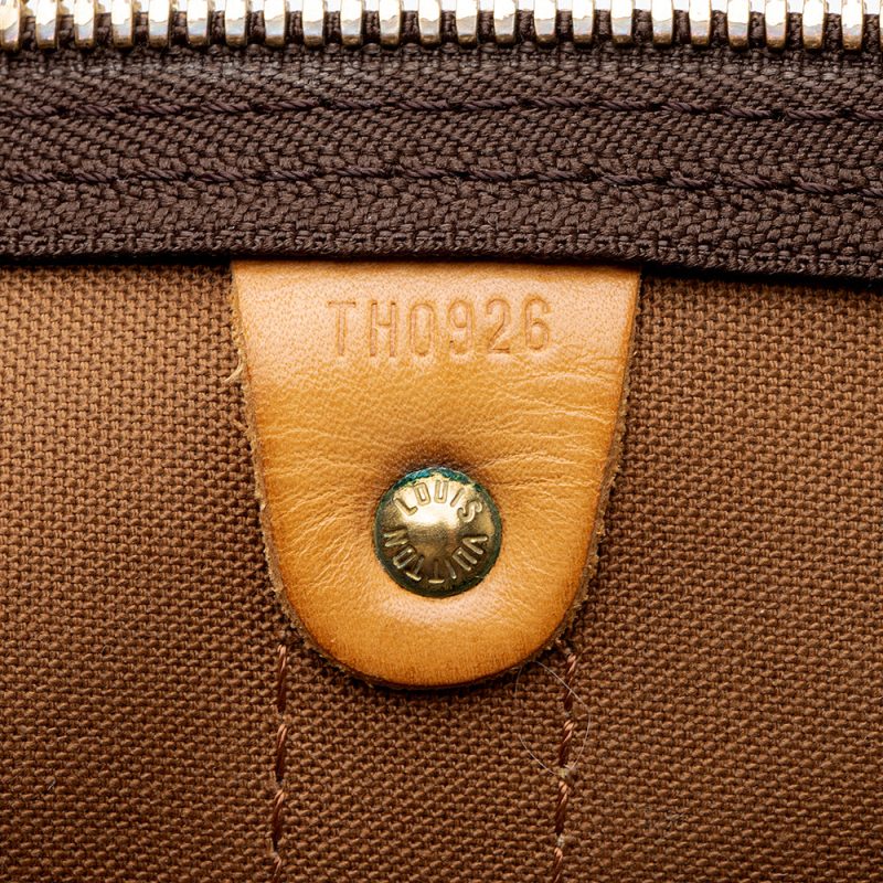 Louis Vuitton Vintage Monogram Canvas Keepall Bandouliere 55 Duffle Bag (21161) - Image 6