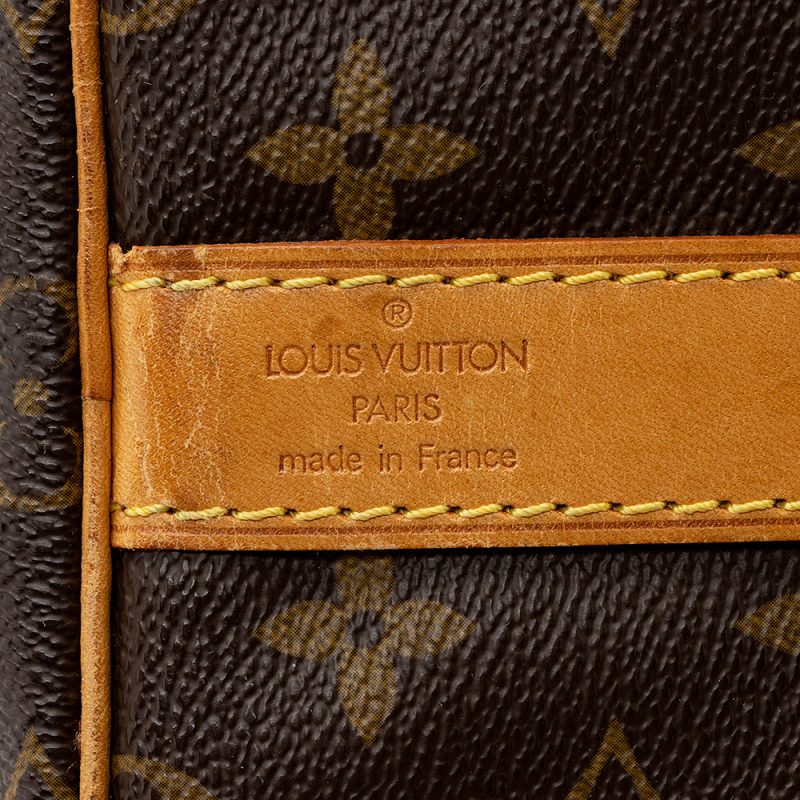 Louis Vuitton Vintage Monogram Canvas Keepall Bandouliere 55 Duffle Bag (21161) - Image 8
