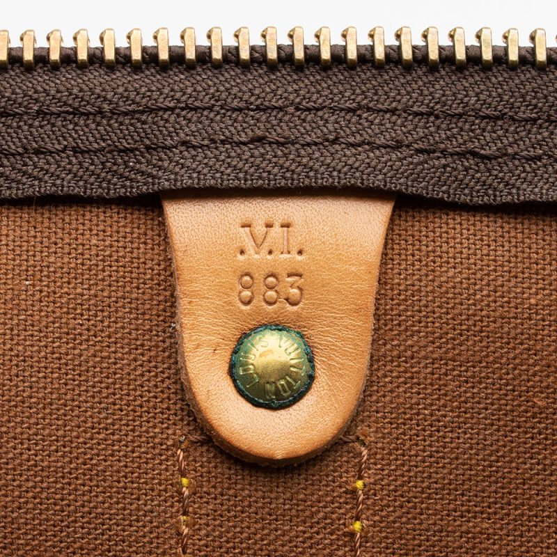 Louis Vuitton Vintage Monogram Canvas Keepall Bandouliere 60 Duffel Bag (16749) - Image 5