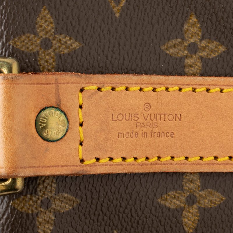 Louis Vuitton Vintage Monogram Canvas Keepall Bandouliere 60 Duffel Bag (16749) - Image 7