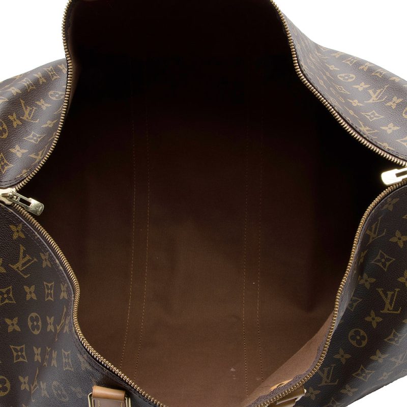 Louis Vuitton Vintage Monogram Canvas Keepall Bandouliere 60 Duffel Bag - FINAL SALE (16878) - Image 6