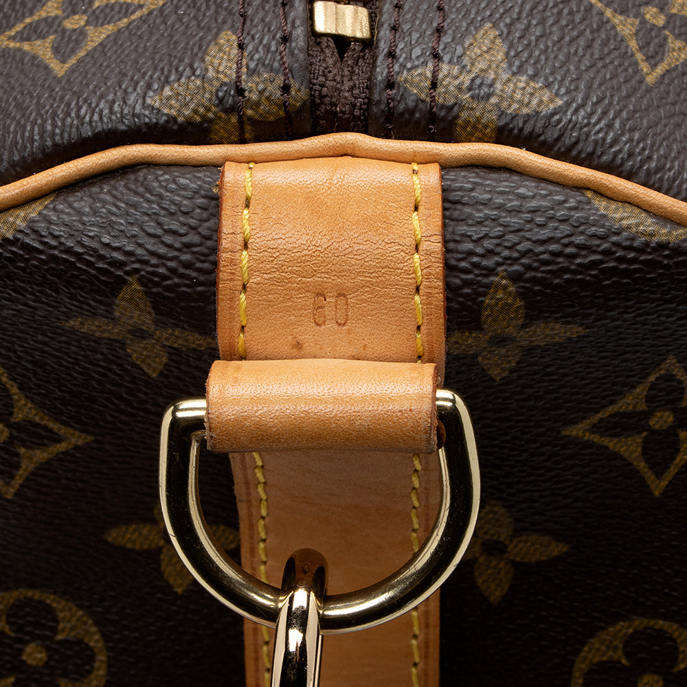 Louis Vuitton Vintage Monogram Canvas Keepall Bandouliere 60 Duffel Bag - FINAL SALE (16878) - Image 8