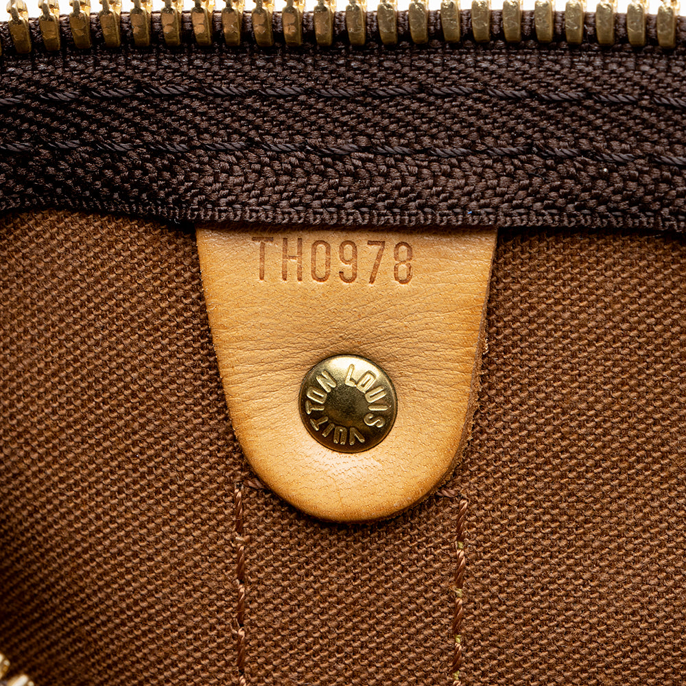 Louis Vuitton Vintage Monogram Canvas Keepall Bandouliere 60 Duffel Bag (17040) - Image 5