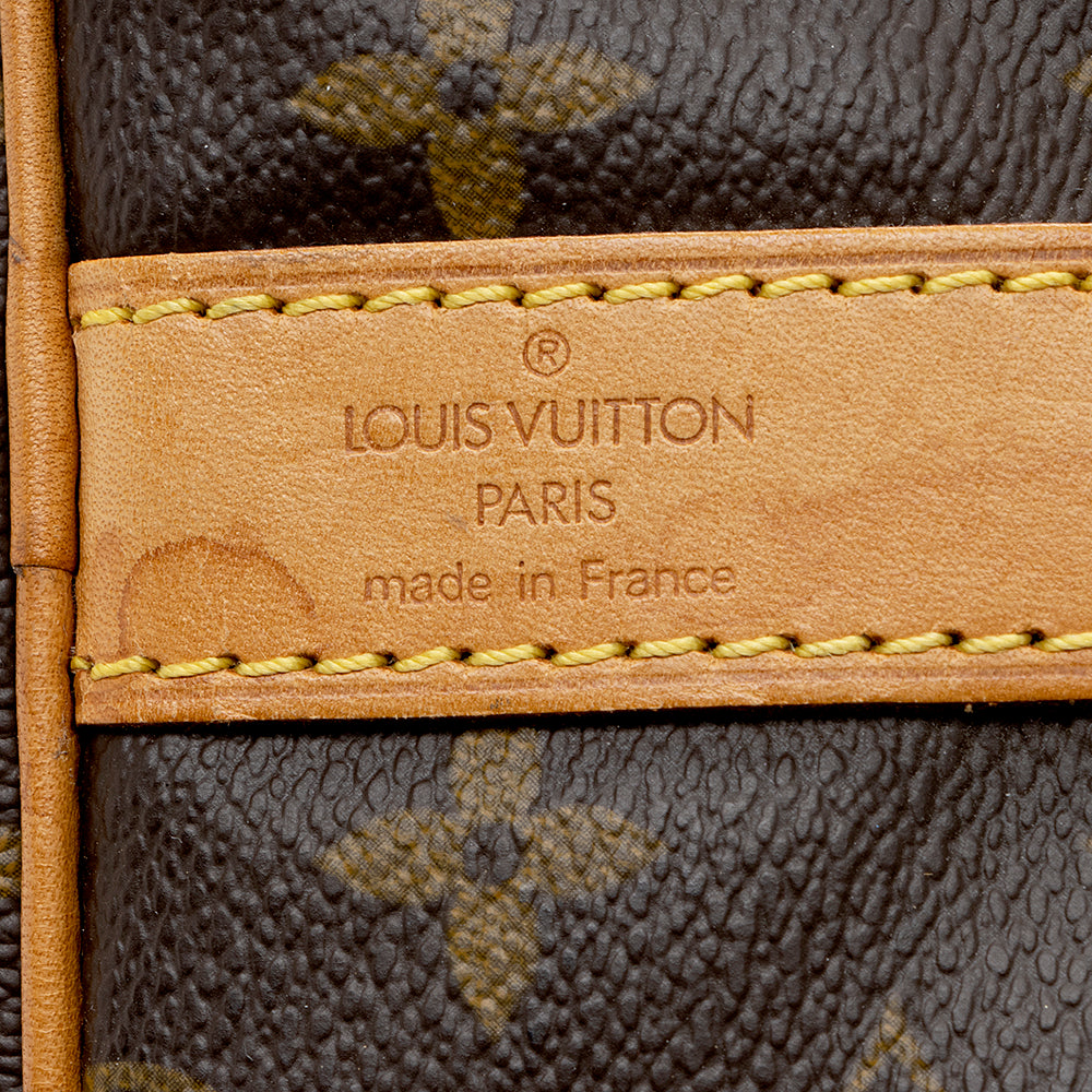 Louis Vuitton Vintage Monogram Canvas Keepall Bandouliere 60 Duffel Bag (17040) - Image 7