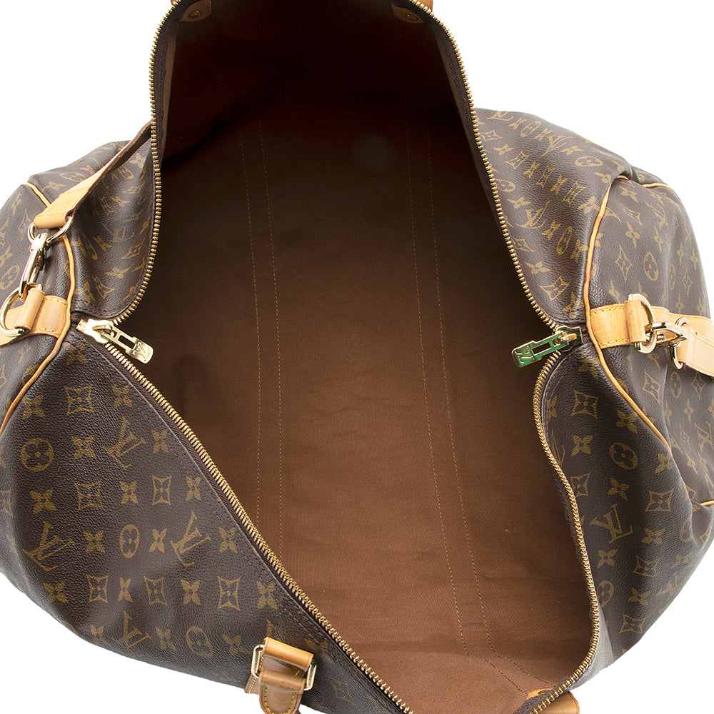 Louis Vuitton Vintage Monogram Canvas Keepall Bandouliere 60 Duffel Bag (20358) - Image 6