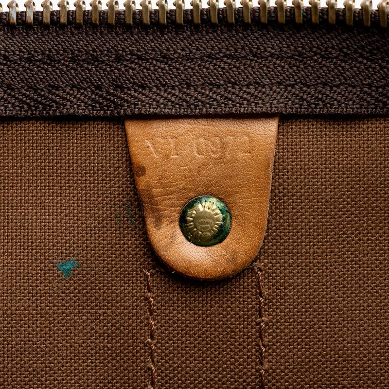 Louis Vuitton Vintage Monogram Canvas Keepall Bandouliere 60 Duffle Bag (21211) - Image 5