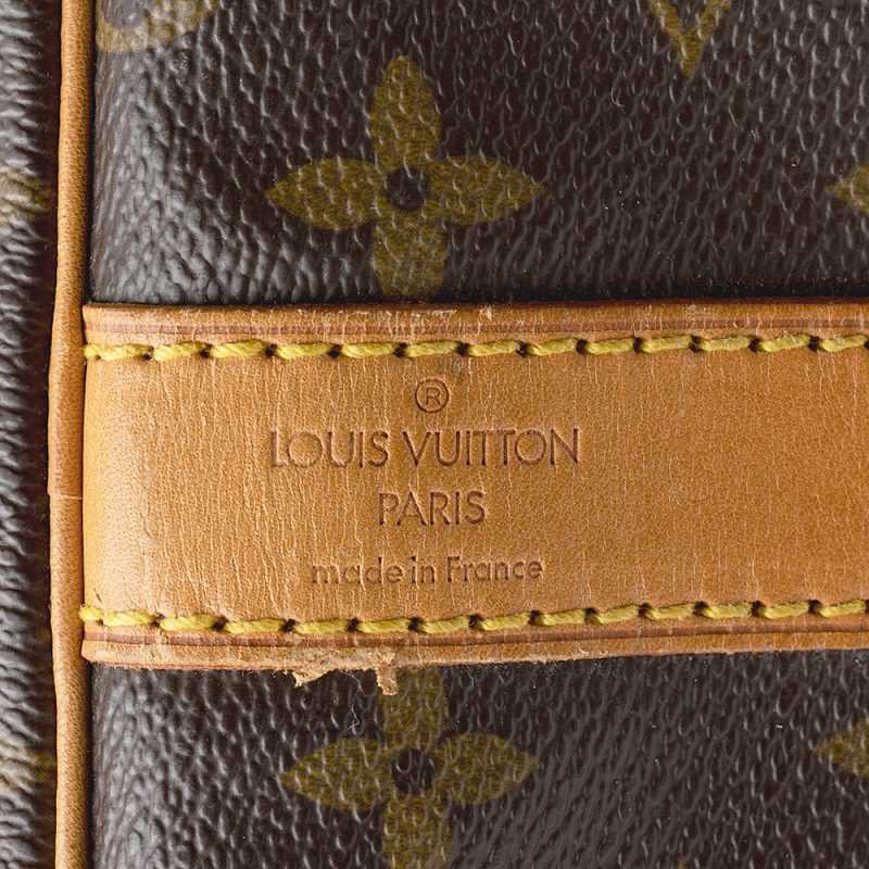 Louis Vuitton Vintage Monogram Canvas Keepall Bandouliere 60 Duffle Bag (21211) - Image 7