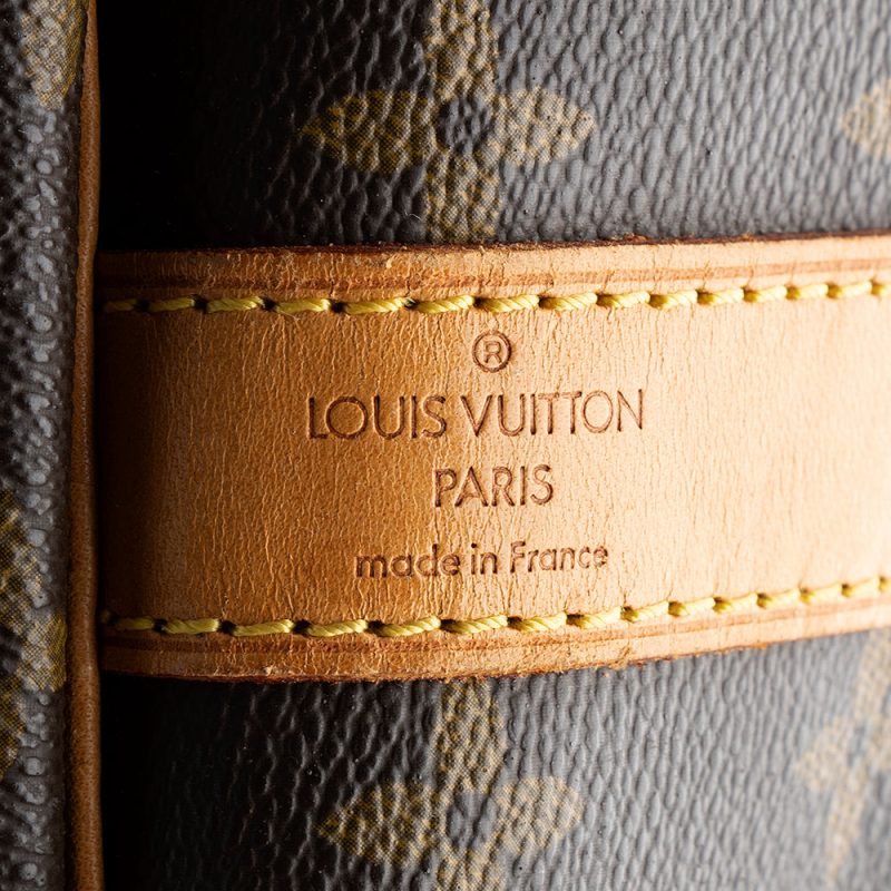 Louis Vuitton Vintage Monogram Canvas Keepall Bandouliere 60 Duffle Bag (21212) - Image 7