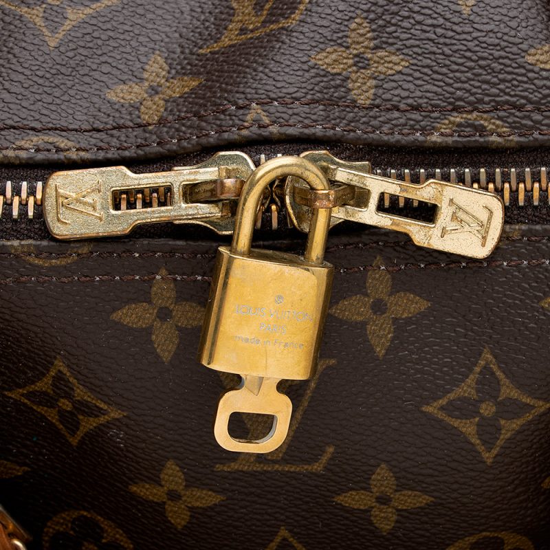 Louis Vuitton Vintage Monogram Canvas Keepall Bandouliere 60 Duffel Bag (21625) - Image 10