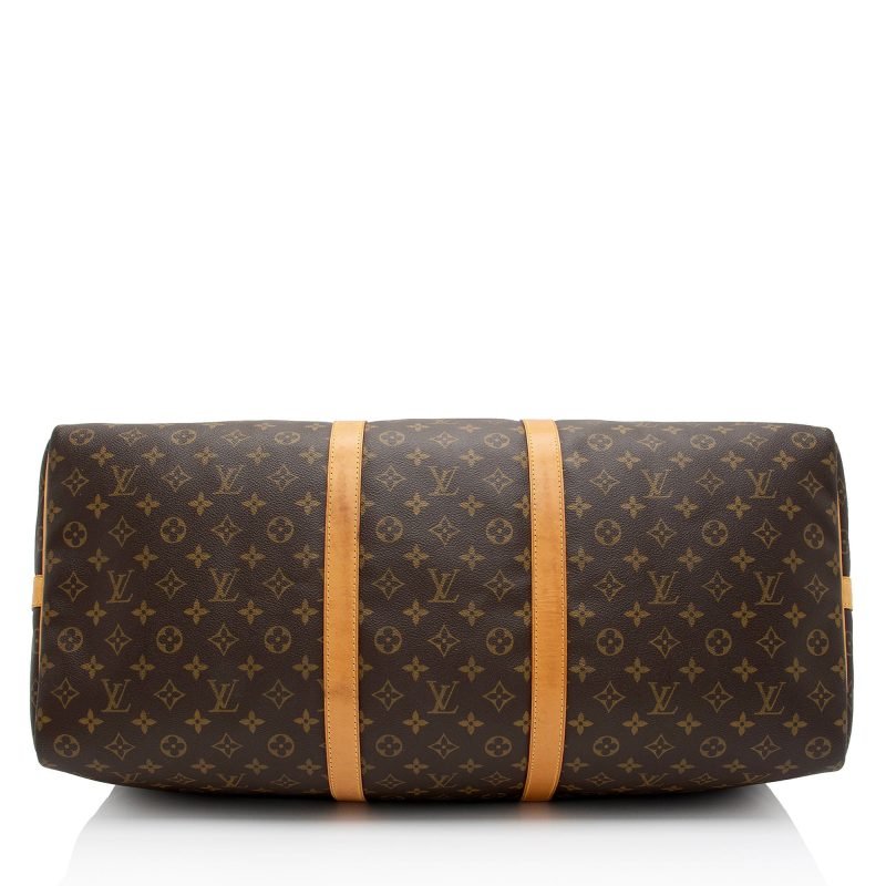 Louis Vuitton Vintage Monogram Canvas Keepall Bandouliere 60 Duffle Bag (N7uWMn) - Image 4