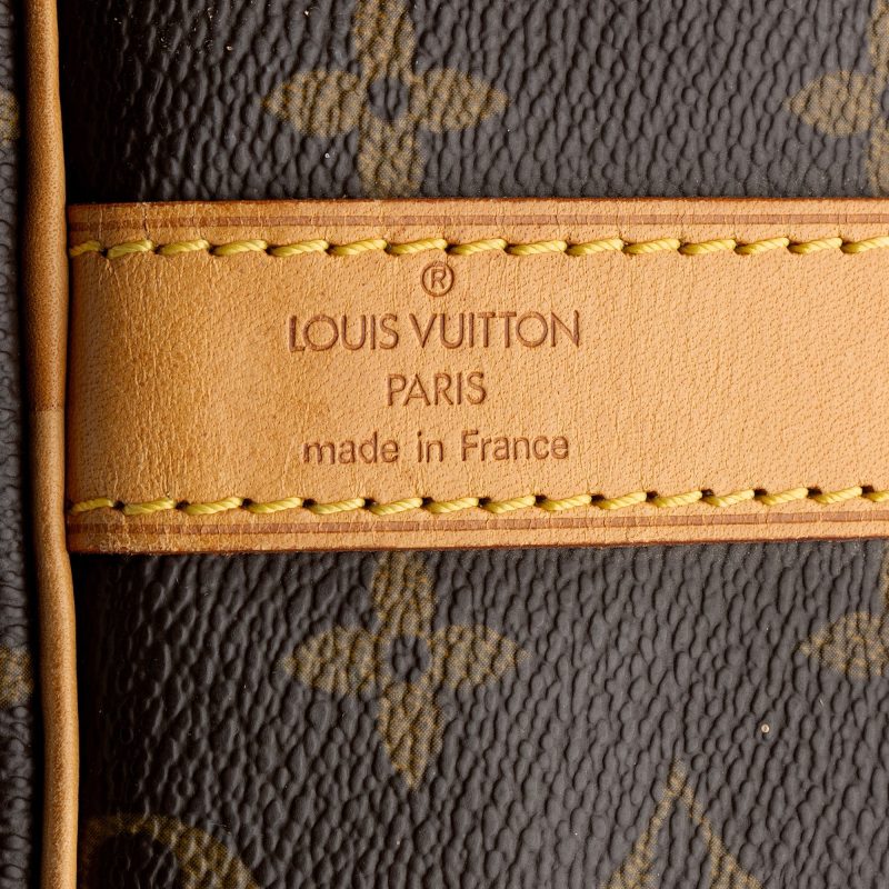 Louis Vuitton Vintage Monogram Canvas Keepall Bandouliere 60 Duffle Bag (N7uWMn) - Image 8