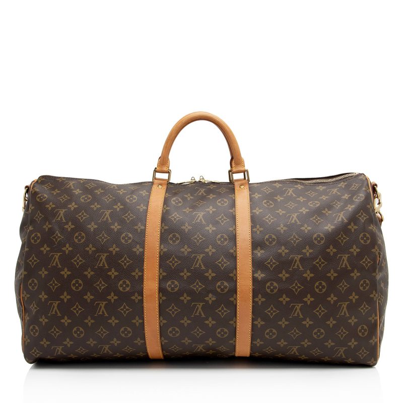 Louis Vuitton Vintage Monogram Canvas Keepall Bandouliere 60 Duffle Bag (tcsHFL) - Image 3