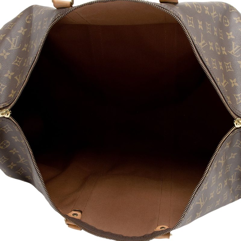 Louis Vuitton Vintage Monogram Canvas Keepall Bandouliere 60 Duffle Bag (tcsHFL) - Image 7