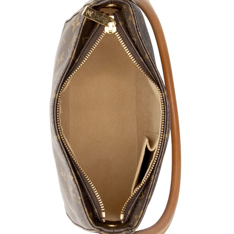 Louis Vuitton Vintage Monogram Canvas Looping MM Shoulder Bag (f9pQKf) - Image 7