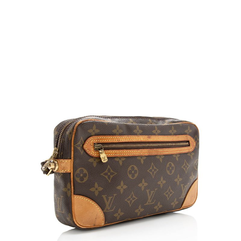 Louis Vuitton Vintage Monogram Canvas Marly Dragonne GM Clutch - FINAL SALE (17453) - Image 2