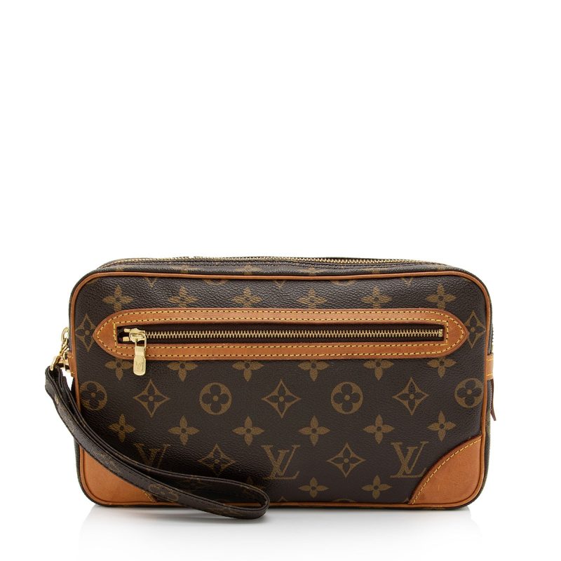 Louis Vuitton Vintage Monogram Canvas Marly Dragonne GM Clutch (5UeCtK)