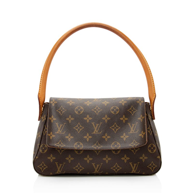 Louis Vuitton Vintage Monogram Canvas Mini Looping Shoulder Bag (21947)