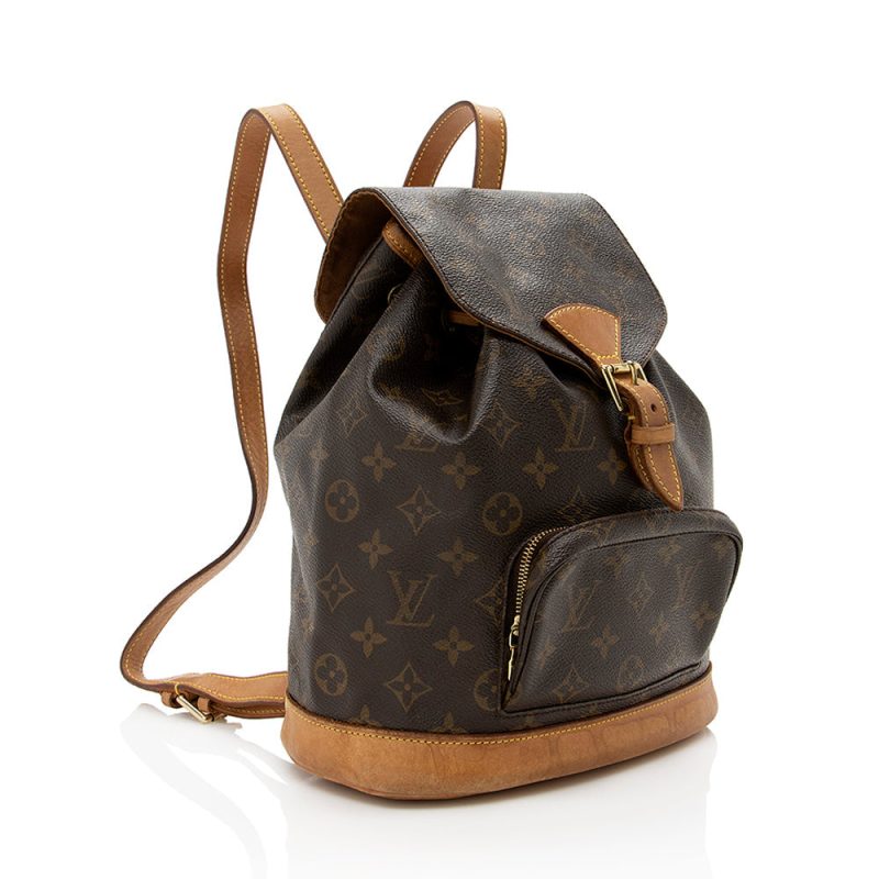 Louis Vuitton Vintage Monogram Canvas Montsouris MM Backpack (16456) - Image 2