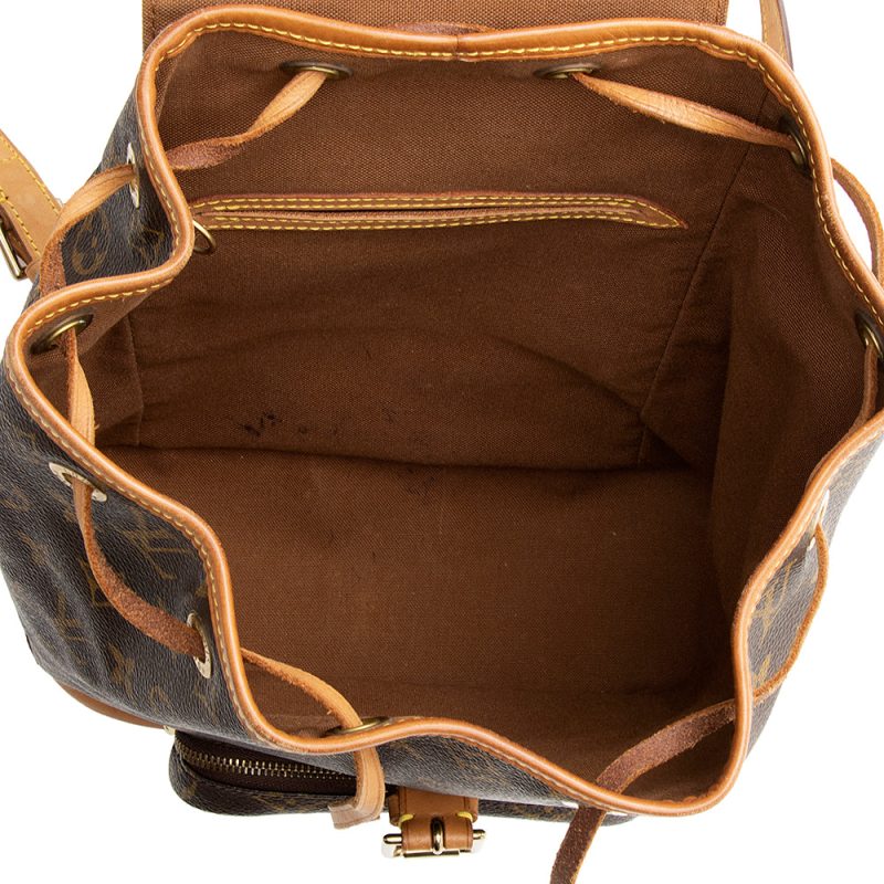 Louis Vuitton Vintage Monogram Canvas Montsouris MM Backpack (18990) - Image 7