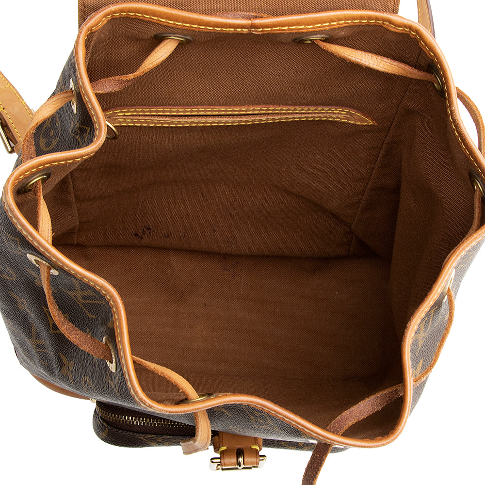 Louis Vuitton Vintage Monogram Canvas Montsouris MM Backpack (18990) - Image 7