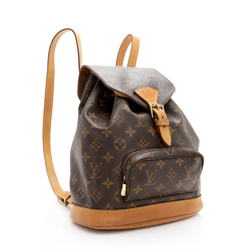 Louis Vuitton Vintage Monogram Canvas Montsouris MM Backpack (18990) - Image 2
