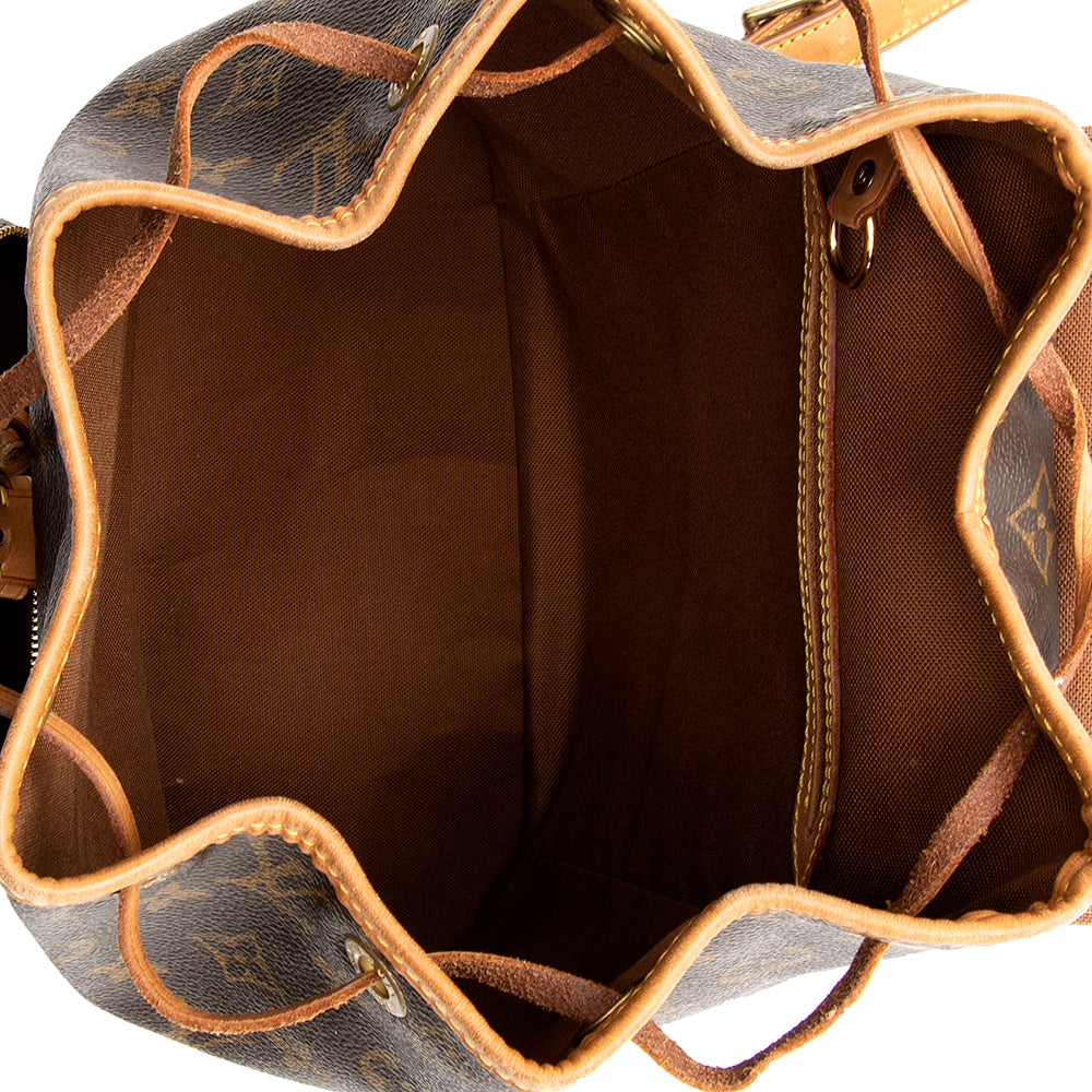 Louis Vuitton Vintage Monogram Canvas Montsouris MM Backpack (18913) - Image 7