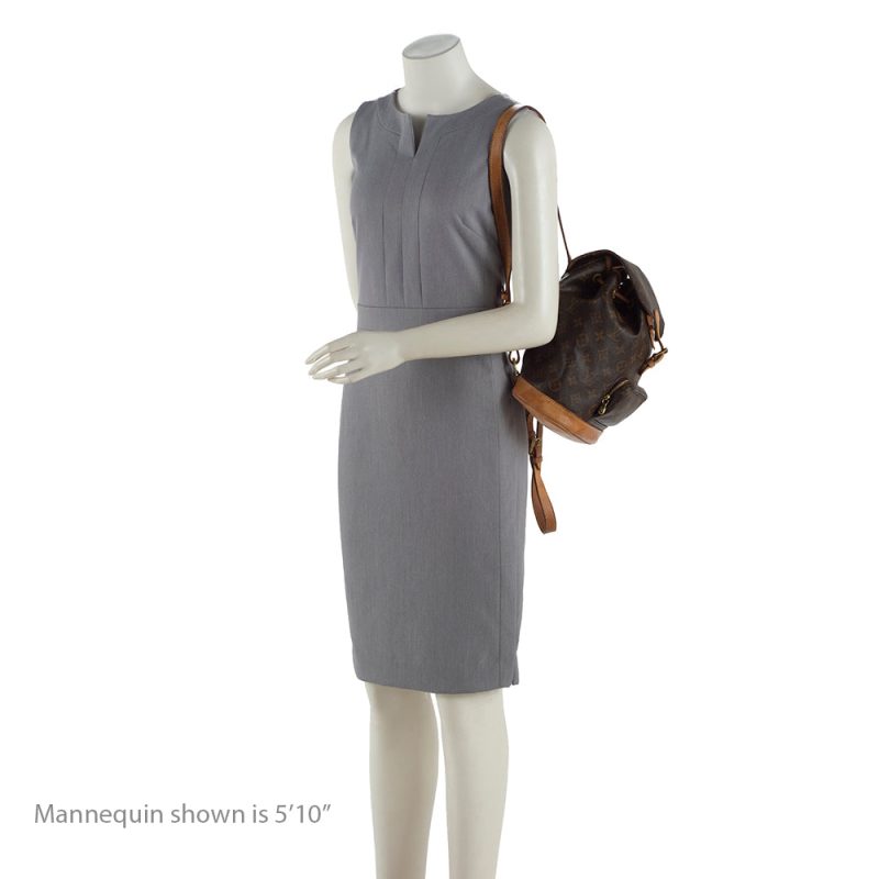 Louis Vuitton Vintage Monogram Canvas Montsouris MM Backpack (18913) - Image 5