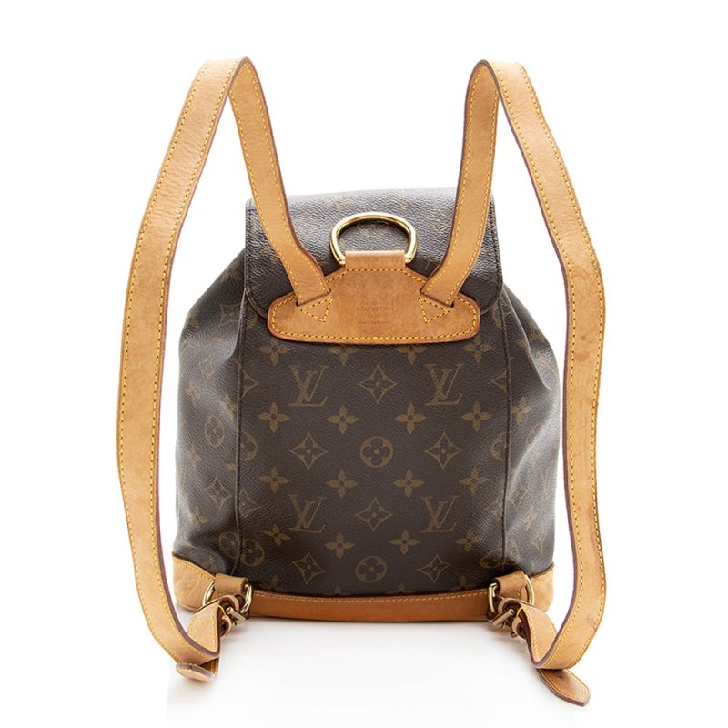 Louis Vuitton Vintage Monogram Canvas Montsouris MM Backpack (19011) - Image 3