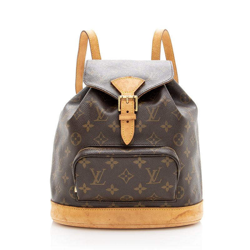 Louis Vuitton Vintage Monogram Canvas Montsouris MM Backpack (19011)