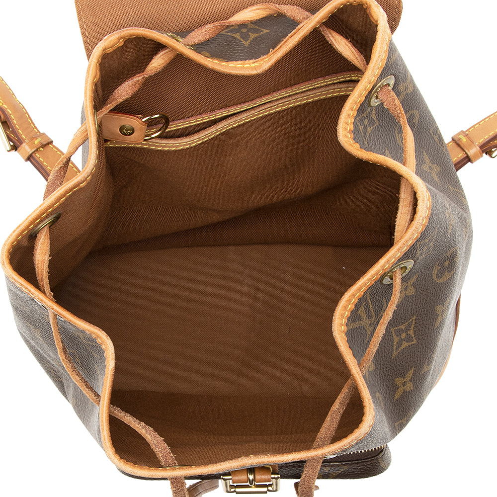 Louis Vuitton Vintage Monogram Canvas Montsouris MM Backpack (19980) - Image 7