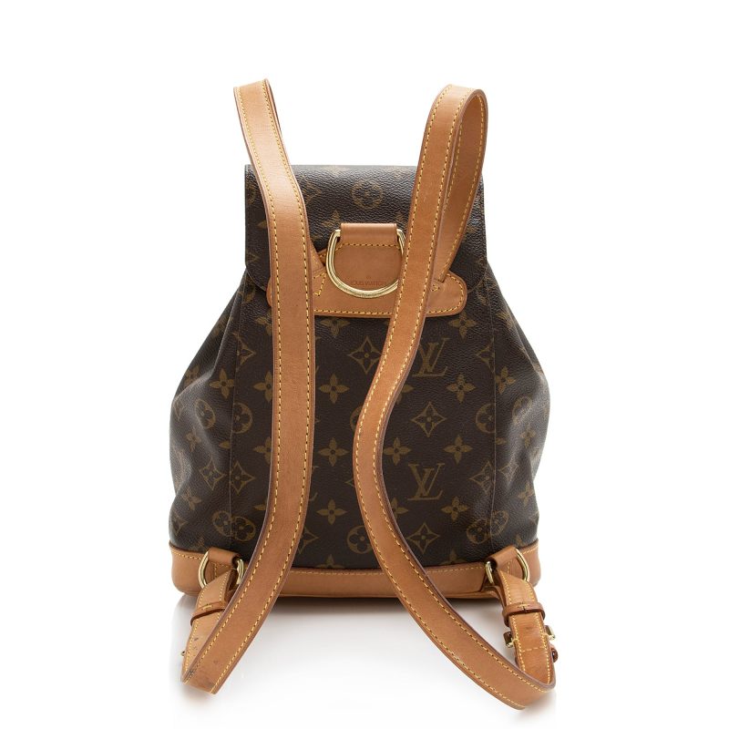 Louis Vuitton Vintage Monogram Canvas Montsouris MM Backpack (22354) - Image 3