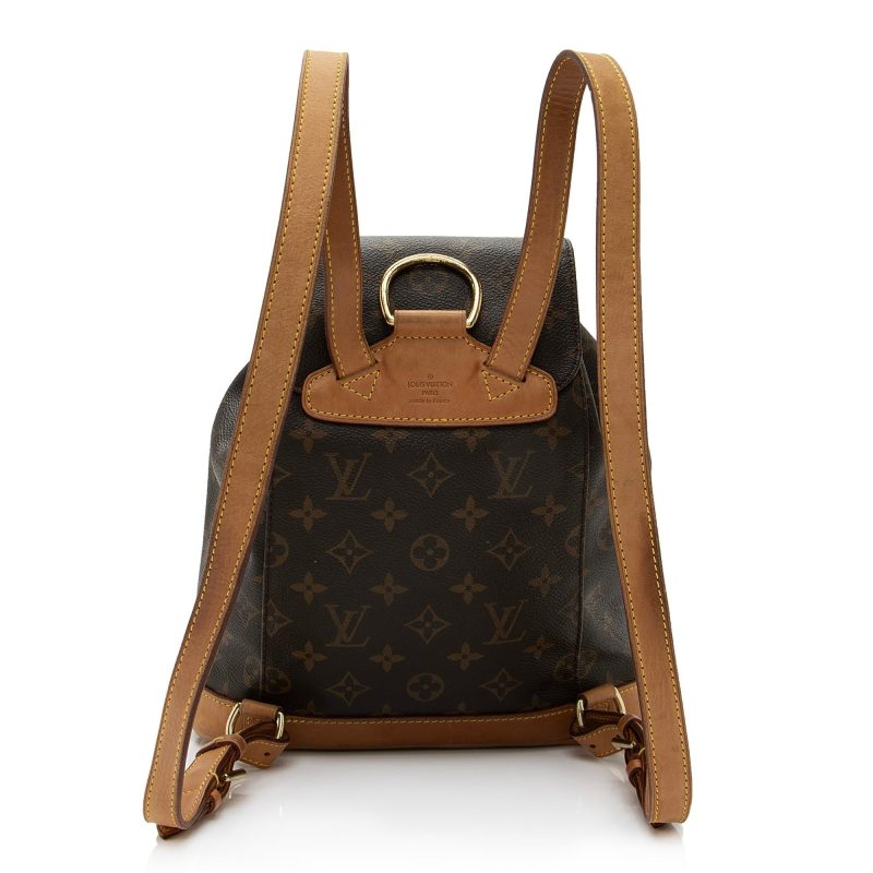 Louis Vuitton Vintage Monogram Canvas Montsouris MM Backpack (KhKN2W) - Image 3