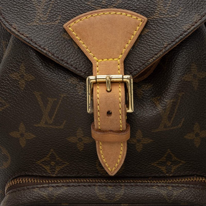 Louis Vuitton Vintage Monogram Canvas Montsouris MM Backpack (KhKN2W) - Image 9
