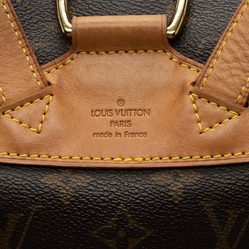 Louis Vuitton Vintage Monogram Canvas Montsouris MM Backpack (KhKN2W) - Image 8