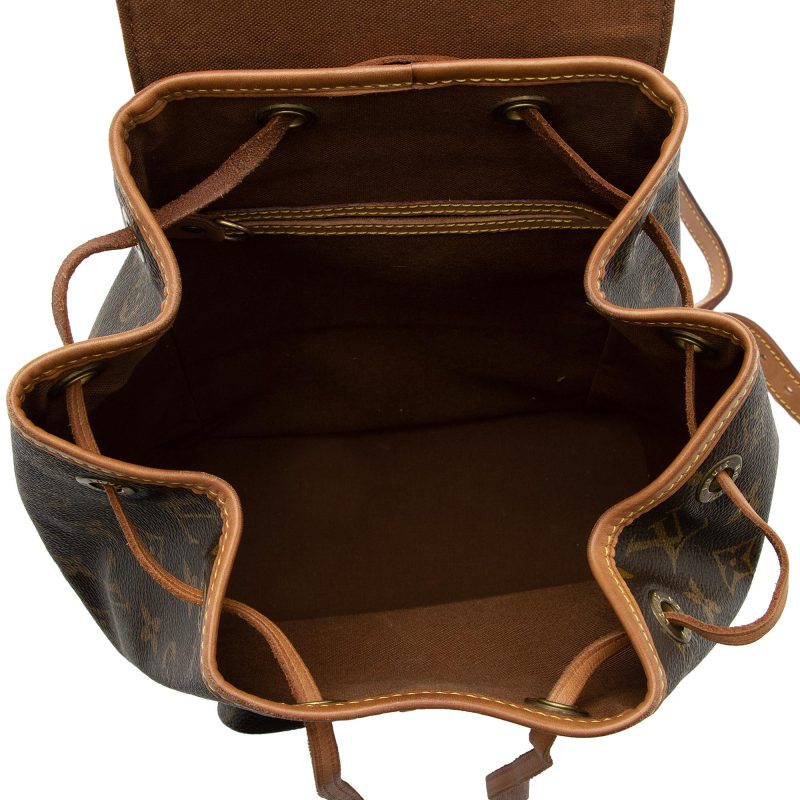 Louis Vuitton Vintage Monogram Canvas Montsouris MM Backpack (EUGvQe) - Image 7