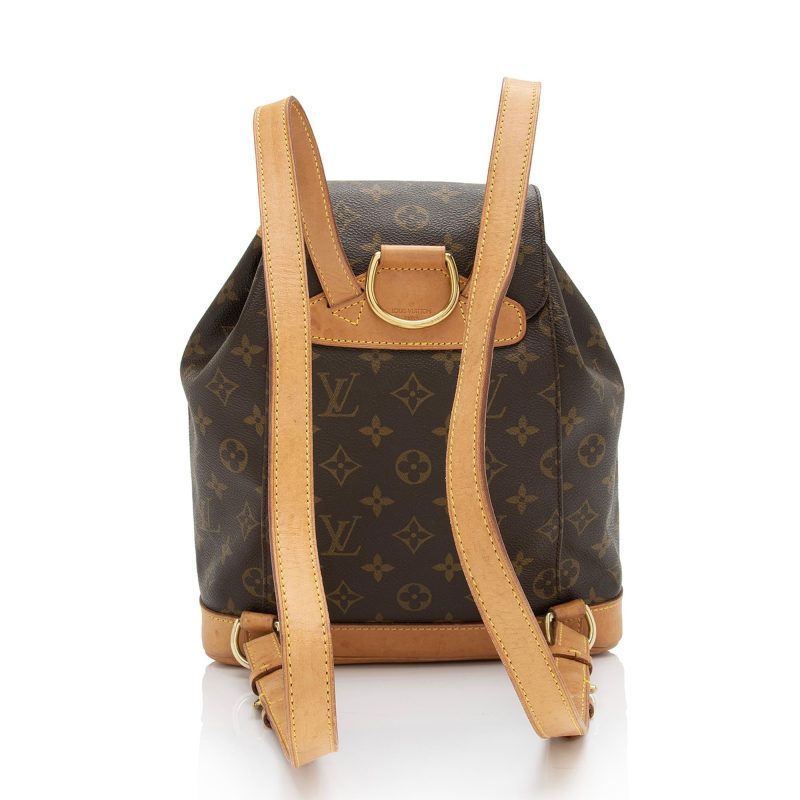 Louis Vuitton Vintage Monogram Canvas Montsouris MM Backpack (VoIk07) - Image 3