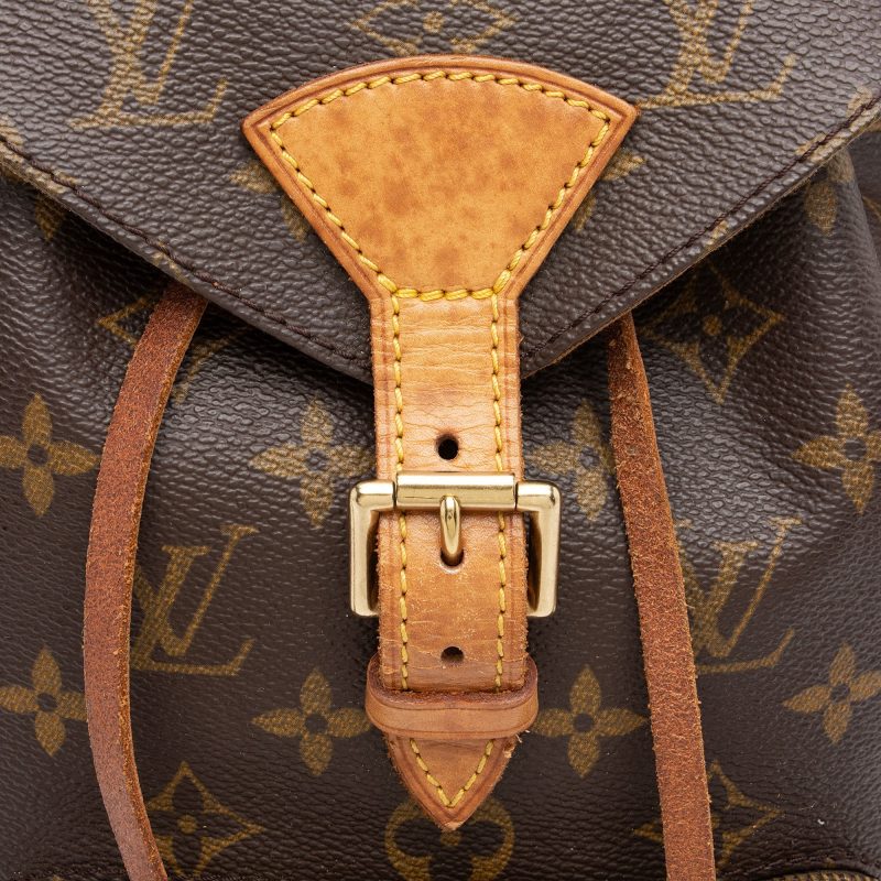 Louis Vuitton Vintage Monogram Canvas Montsouris MM Backpack (VG4QHQ) - Image 9