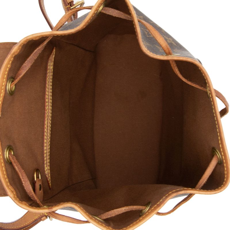 Louis Vuitton Vintage Monogram Canvas Montsouris MM Backpack (VG4QHQ) - Image 7