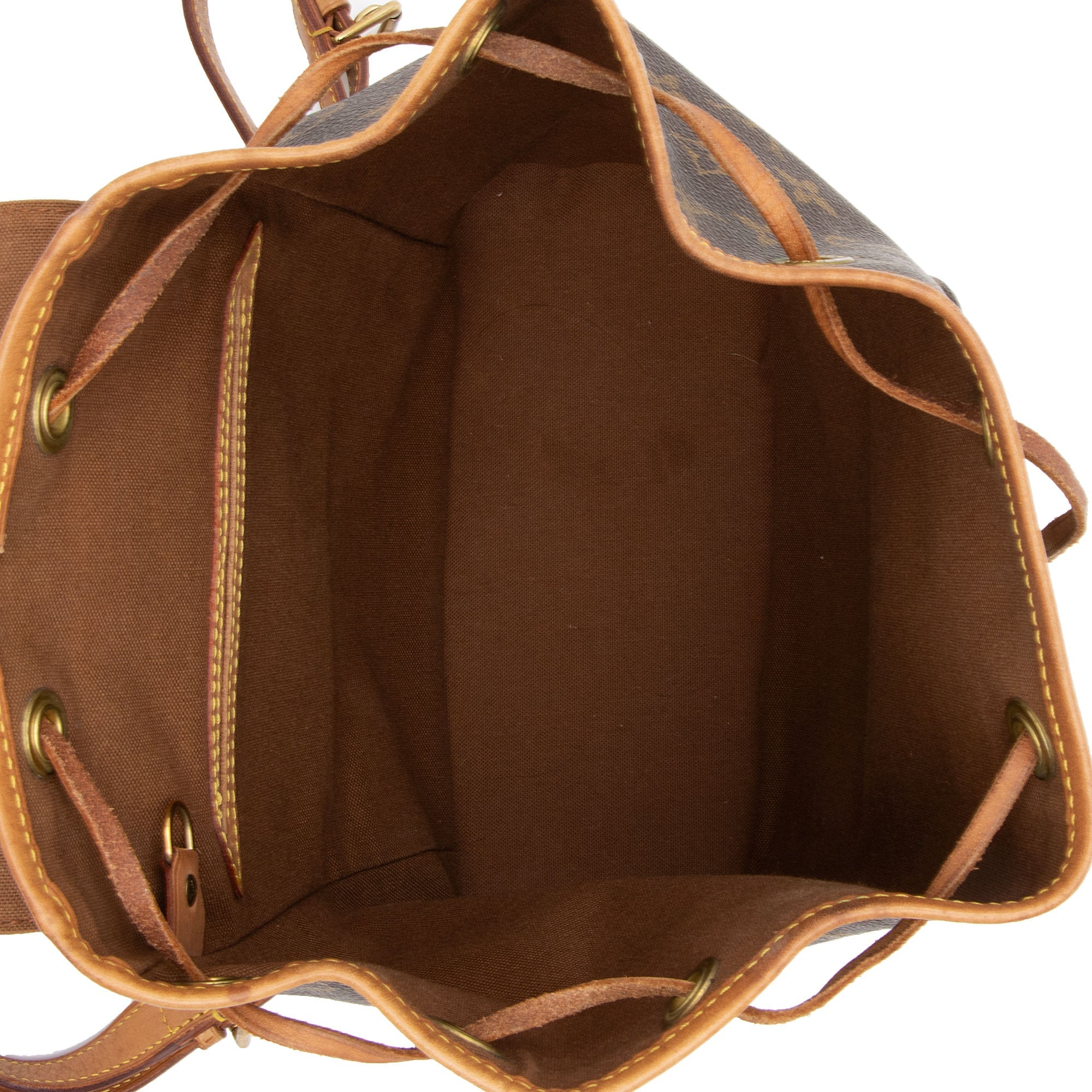 Louis Vuitton Vintage Monogram Canvas Montsouris MM Backpack (VG4QHQ) - Image 7