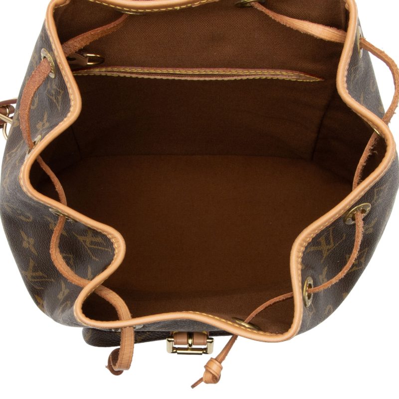 Louis Vuitton Vintage Monogram Canvas Montsouris MM Backpack (fLlzLX) - Image 7