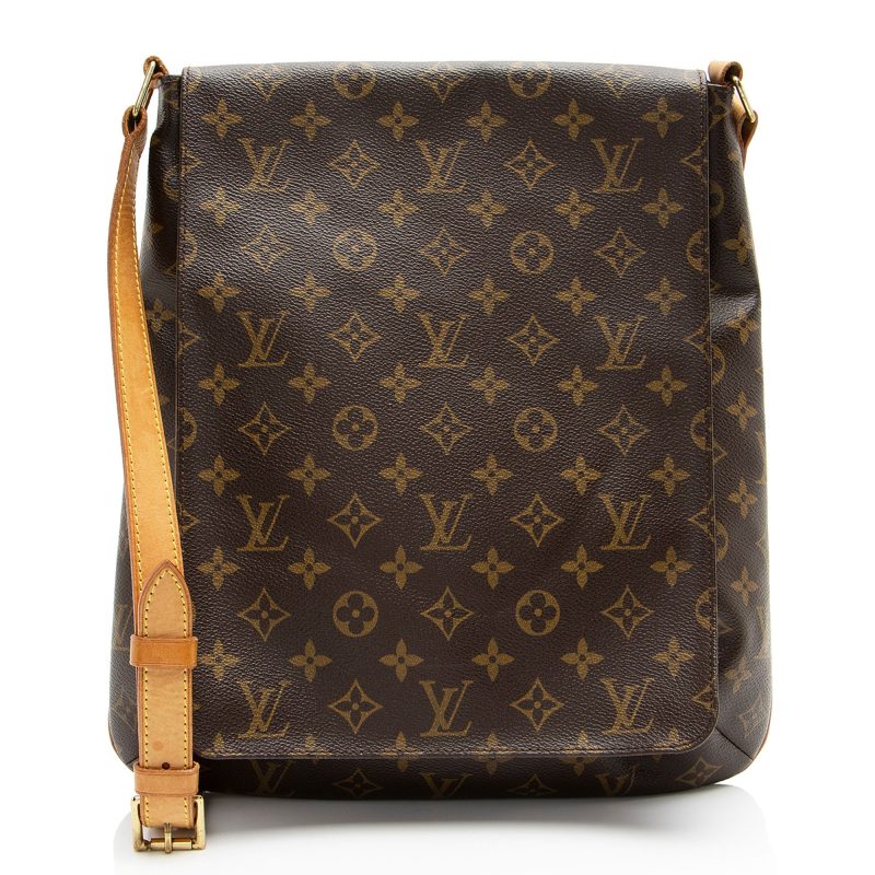 Louis Vuitton Vintage Monogram Canvas Musette Salsa GM Shoulder Bag (gilnTA)
