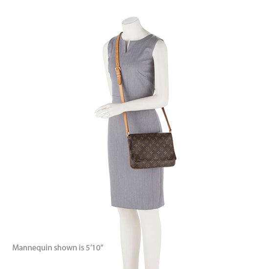 Louis Vuitton Vintage Monogram Canvas Musette Tango Shoulder Bag (187422) - Image 5