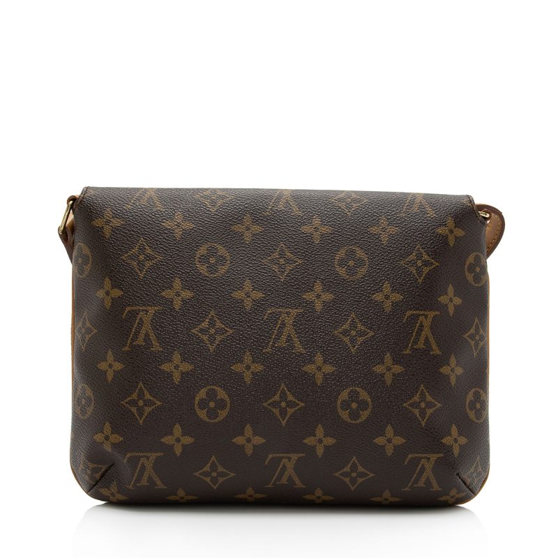 Louis Vuitton Vintage Monogram Canvas Musette Tango Shoulder Bag (KMDI1u) - Image 3