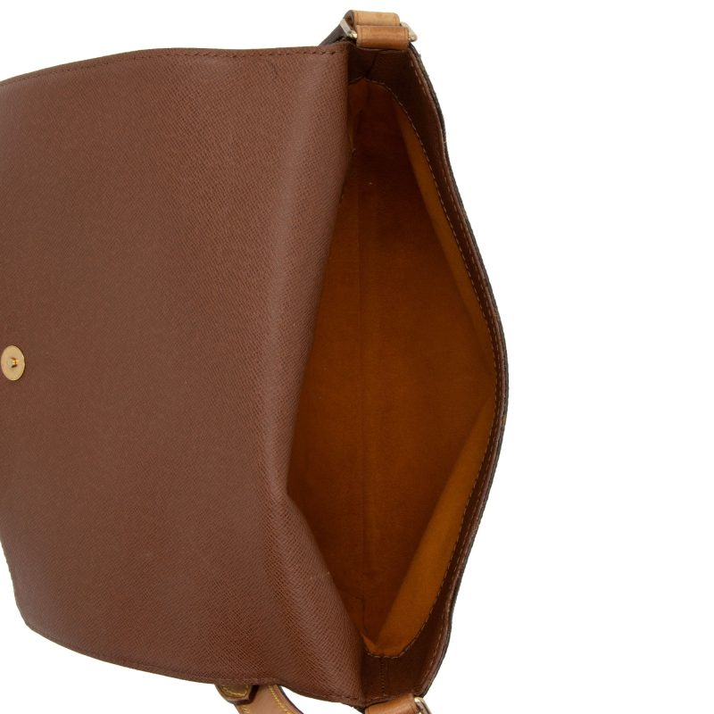 Louis Vuitton Vintage Monogram Canvas Musette Tango Shoulder Bag (KMDI1u) - Image 7