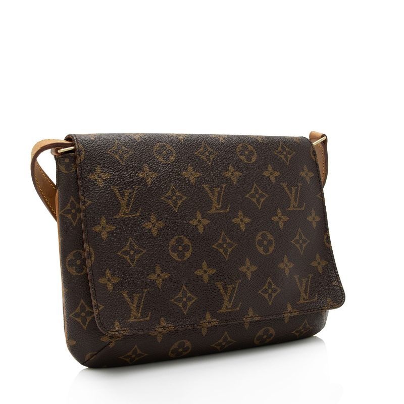 Louis Vuitton Vintage Monogram Canvas Musette Tango Shoulder Bag (KMDI1u) - Image 2