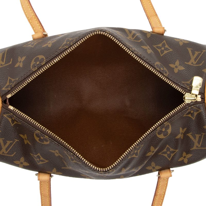 Louis Vuitton Vintage Monogram Canvas Papillon 26 Satchel (4MPCnf) - Image 7
